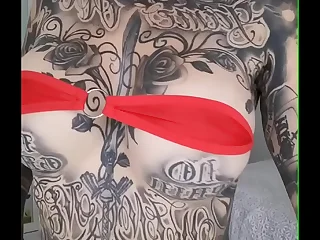 Red, Blue, Pallid with an increment of Purple Micro Bikini try upstairs Haul Melody Radford